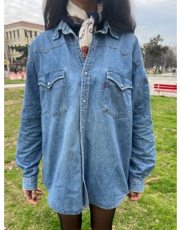 Vintage unisex denim πουκάμισο Levi's L