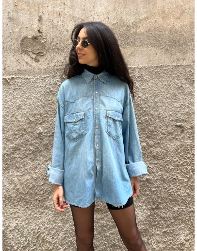 Vintage unisex denim πουκάμισο Levi's XL