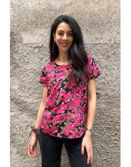Vintage floral top M