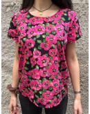 Vintage floral top M