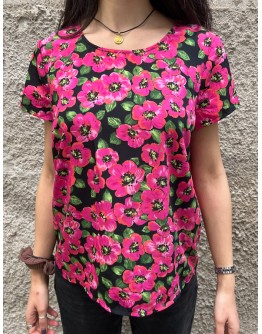 Vintage floral top M