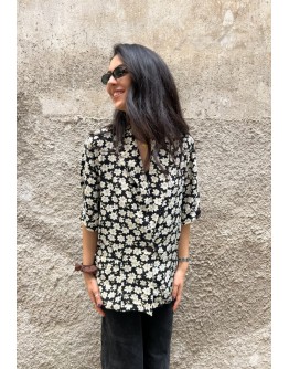 Vintage floral shirt L