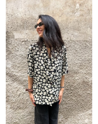 Vintage floral shirt L