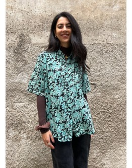 Vintage floral shirt L
