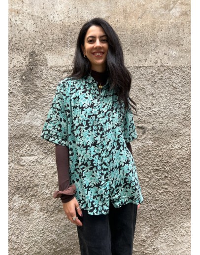 Vintage floral shirt L