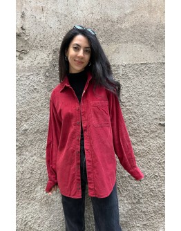 Vintage unisex κοτλέ πουκάμισο M-L