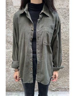 Vintage unisex κοτλέ πουκάμισο L