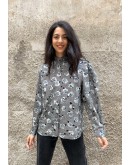 Vintage floral shirt XL