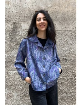 Vintage printed shirt XL