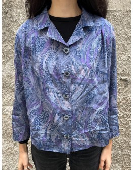 Vintage printed shirt XL