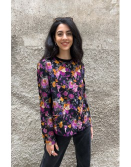 Vintage floral shirt XL