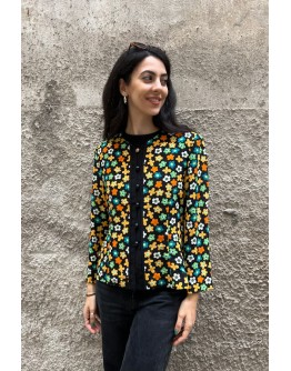 Vintage floral shirt M