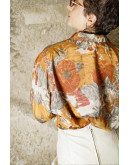 Vintage εμπριμέ πουκάμισο XL