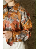 Vintage εμπριμέ πουκάμισο XL