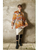 Vintage εμπριμέ πουκάμισο XL