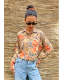 Vintage printed 90's shirt XL