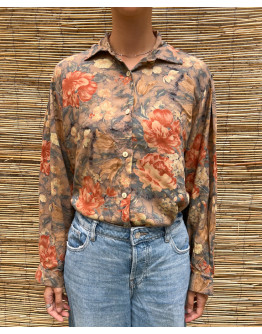 Vintage printed 90's shirt XL