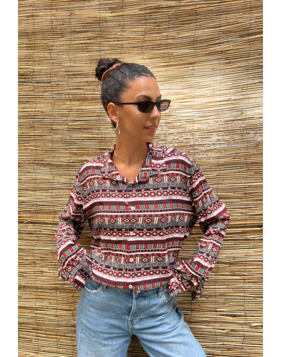 Vintage printed 90's shirt XXL