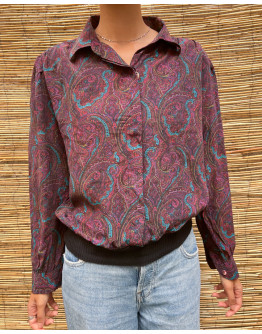 Vintage printed 90's shirt M
