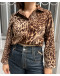 Vintage animal print shirt M