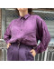 Vintage unisex μεταξωτό πουκάμισο L