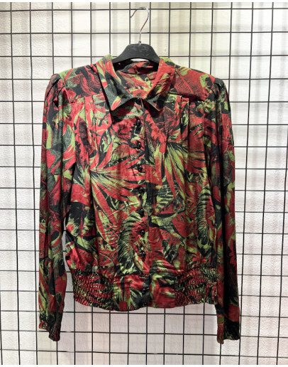 Vintage printed shirt L