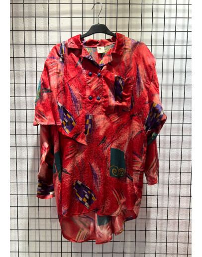 Vintage printed shirt L-XL