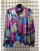 Vintage printed shirt M-L
