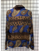 Vintage printed shirt M