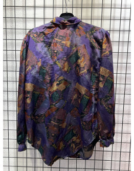 Vintage εμπριμέ πουκάμισο XL-XXL