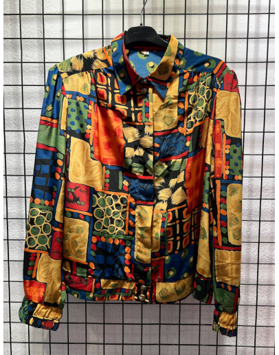 Vintage printed shirt ΧL