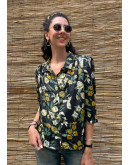 Vintage floral shirt M