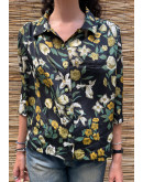 Vintage floral shirt M
