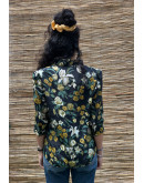 Vintage floral shirt M