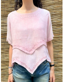 Vintage top with embroidery L