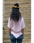 Vintage top with embroidery L
