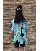 Vintage printed shirt XL