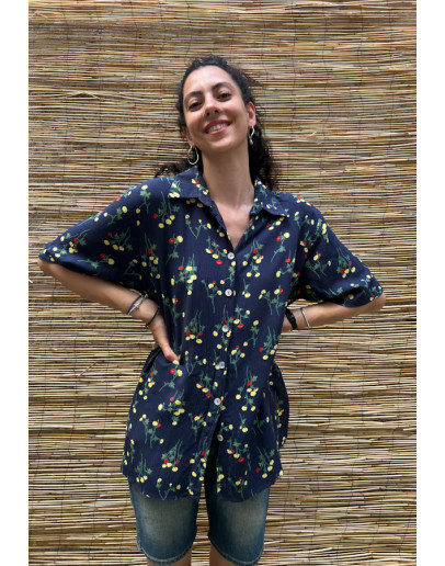 Vintage floral shirt XXL