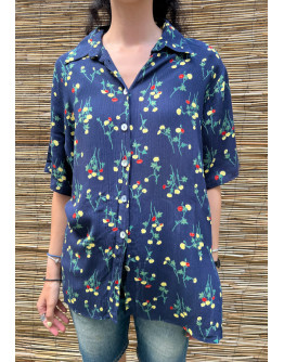 Vintage floral shirt XXL