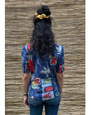 Vintage printed top Μ