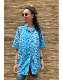 Vintage printed shirt XXL