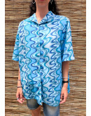Vintage printed shirt XXL