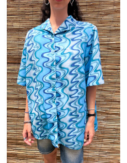 Vintage printed shirt XXL
