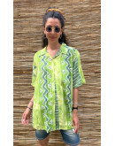 Vintage printed shirt XXL