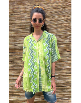 Vintage printed shirt XXL