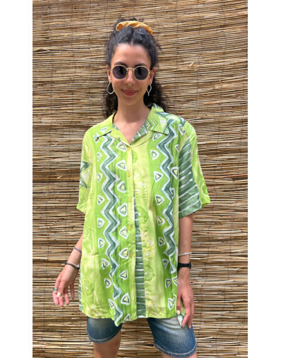 Vintage printed shirt XXL