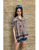 Vintage printed top XL