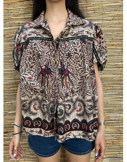 Vintage printed top XL