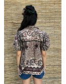 Vintage printed top XL
