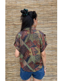 Vintage printed shirt XL